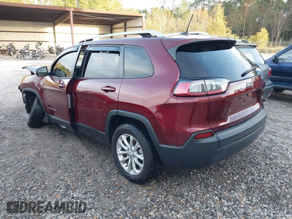 2021 Jeep Cherokee Latitude with VIN 1C4PJLCB5MD192315, listed as a IAAI auction lot 38200931 with 1 mi miles. Bid and sale history available at carsss.com. Image 3.