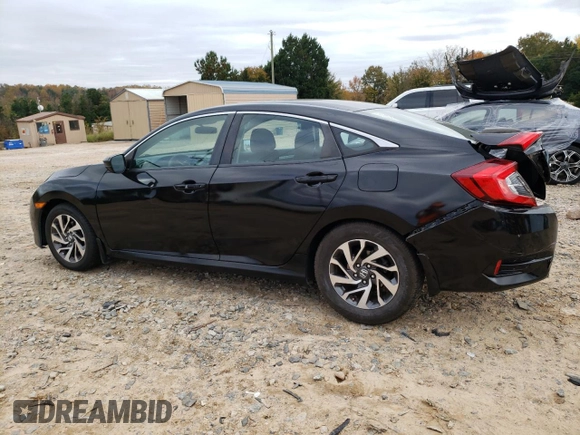 2016 Honda Civic Sedan EX with VIN 2HGFC2F8XGH509062, listed as a Copart auction lot 78390574 with 153,205 mi miles and Salvage Title. Bid and sale history available at carsss.com. Image 2.