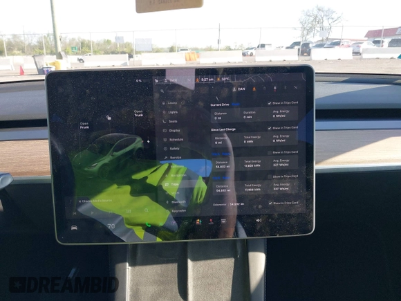2021 Tesla Model Y Long Range with VIN 5YJYGAEE1MF149887, listed as a IAAI auction lot 42032104 with 54,932 mi miles. Bid and sale history available at carsss.com. Image 18.