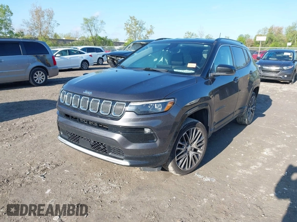 2022 Jeep Compass Limited with VIN 3C4NJDCB1NT153780, listed as a IAAI auction lot 42219869 with 121,000 mi miles and . Bid and sale history available at DreamBid. Image 17.