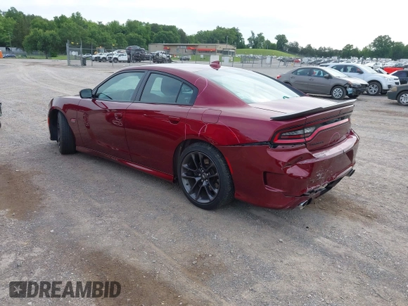 2020 Dodge Charger Scat Pack z VIN 2C3CDXGJ9LH112566, wystawiony jako IAAI lot #42330916 z przebiegiem 143 710 mil mil oraz . Historia ofert i sprzedaży dostępna na DreamBid. Obrazek 3.