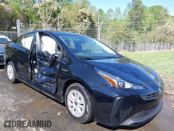 2022 Toyota Prius L Eco with VIN JTDKAMFU0N3176835, listed as a IAAI auction lot 41995548 with 47,945 mi miles and . Bid and sale history available at DreamBid. Image 1.