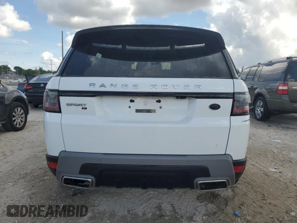 2020 Land Rover Range Rover Sport SE with VIN SALWG2SU9LA882777, listed as a Copart auction lot 61793525 with 80,607 mi miles and Clean title. Bid and sale history available at DreamBid. Image 6.