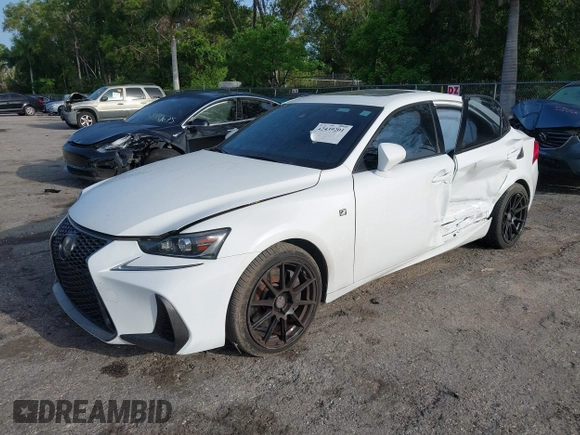 2018 Lexus IS 300 with VIN JTHBA1D29J5078352, listed as a IAAI auction lot 42439201 with 64,036 mi miles and . Bid and sale history available at DreamBid. Image 2.