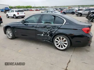2017 BMW 3 Series 330e iPerformance with VIN WBA8E1C54HK895345, listed as a Copart auction lot 51351045 with 82,140 mi miles and Salvage Title. Bid and sale history available at carsss.com. Image 2.