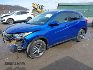2022 Honda HR-V EX with VIN 3CZRU6H55NM734940, listed as a IAAI auction lot 41617485 with 19,860 mi miles. Bid and sale history available at carsss.com. Image 17.
