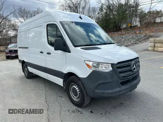 2022 Mercedes-Benz Sprinter Cargo Cargo with VIN W1Y40BHY9NT108142, listed as a Copart auction lot 50731255 with 74,238 mi miles and Clean Title. Bid and sale history available at DreamBid. Image 4.