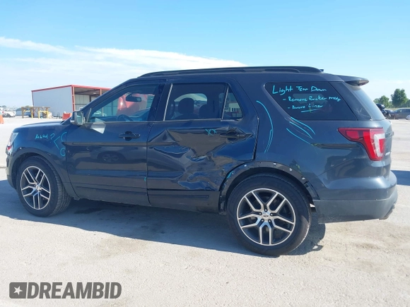 2017 Ford Explorer Sport with VIN 1FM5K8GT6HGD63299, listed as a IAAI auction lot 42602283 with 133,417 mi miles and . Bid and sale history available at DreamBid. Image 14.