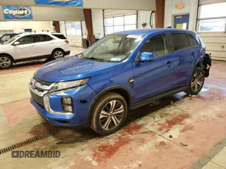 2020 Mitsubishi Outlander Sport ES 2.0 with VIN JA4AR3AU2LU005205, listed as a Copart auction lot 52110945 with 0 mi miles and Salvage Title. Bid and sale history available at carsss.com. Image 1.
