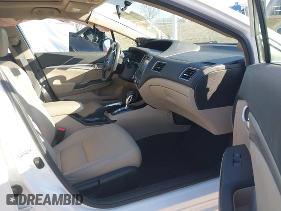 2015 Honda Civic Sedan EX-L with VIN 19XFB2F90FE252613, listed as a IAAI auction lot 41742895 with 88,778 mi miles. Bid and sale history available at carsss.com. Image 5.
