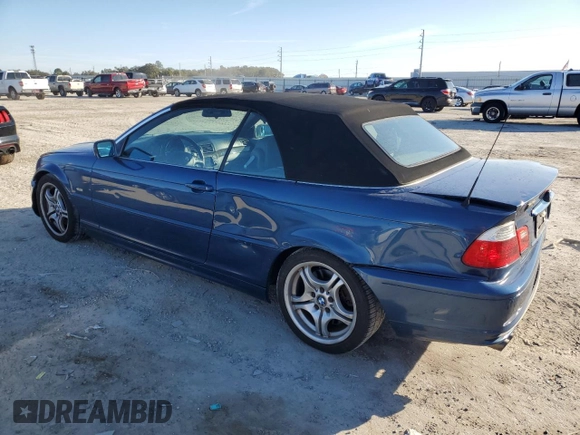 2002 BMW 3 Series 330Ci with VIN WBABS53482JU89630, listed as a Copart auction lot 42988575 with 184,467 mi miles and Salvage Title. Bid and sale history available at carsss.com. Image 2.