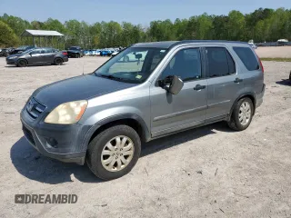 2006 Honda CR-V EX with VIN SHSRD78896U406294, listed as a Copart auction lot 53779395 with 197,280 mi miles and Salvage Title. Bid and sale history available at carsss.com. Image 1.