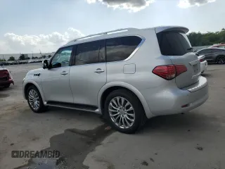 2015 Infiniti QX80 z VIN JN8AZ2NC3F9371378, wystawiony jako Copart lot #54949365 z przebiegiem 131 679 mil mil oraz Szkody całkowita. Historia ofert i sprzedaży dostępna na DreamBid. Obrazek 2.