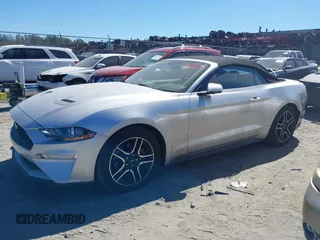 2019 Ford Mustang EcoBoost with VIN 1FATP8UH5K5181843, listed as a IAAI auction lot 41682894 with 61,673 mi miles and . Bid and sale history available at carsss.com. Image 14.