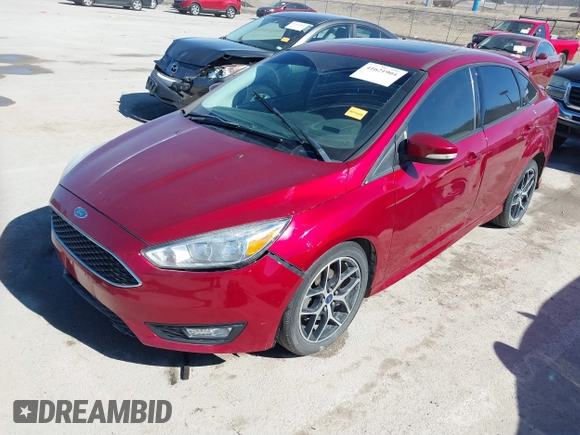 2015 Ford Focus SE with VIN 1FADP3F24FL362949, listed as a IAAI auction lot 41621904 with 104,447 mi miles. Bid and sale history available at carsss.com. Image 17.