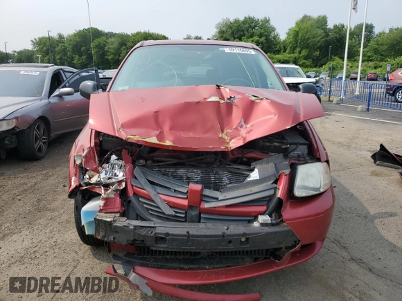 2007 Dodge Grand Caravan SE with VIN 1D4GP24RX7B227907, listed as a Copart auction lot 59116895 with Not provided miles and Salvage title. Bid and sale history available at DreamBid. Image 5.