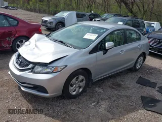 2014 Honda Civic Sedan LX with VIN 19XFB2F59EE010303, listed as a IAAI auction lot 41942211 with 118,530 mi miles. Bid and sale history available at carsss.com. Image 17.