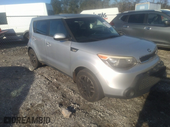2014 Kia Soul with VIN KNDJN2A28E7746079, listed as a IAAI auction lot 41339648 with 166,617 mi miles. Bid and sale history available at carsss.com. Image 1.