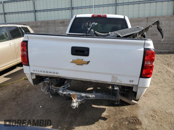 2017 Chevrolet Silverado 1500 LT with VIN 3GCPCREC8HG114719, listed as a Copart auction lot 42954485 with 145,408 mi miles and Salvage Title. Bid and sale history available at carsss.com. Image 6.