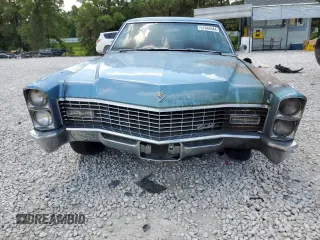 1967 Cadillac DeVille z VIN L7112679, wystawiony jako Copart lot #67846944 z przebiegiem Nie podano mil oraz Szkoda całkowita • Salvage title. Historia ofert i sprzedaży dostępna na DreamBid. Obrazek 5.