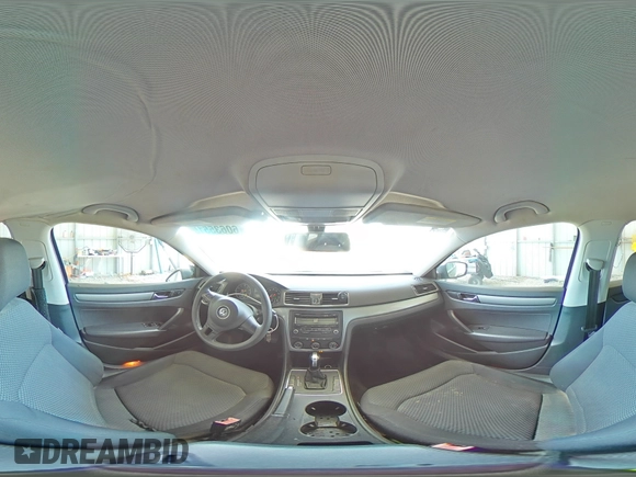 2013 Volkswagen Passat S with VIN 1VWAP7A34DC012297, listed as a Copart auction lot 60635515 with 157,647 mi miles and Salvage title. Bid and sale history available at DreamBid. Image 14.