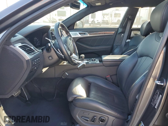 2018 Genesis G80 3.3T Sport with VIN KMHGN4JB5JU243638, listed as a Copart auction lot 75914214 with 67,778 mi miles and Salvage Title. Bid and sale history available at carsss.com. Image 7.