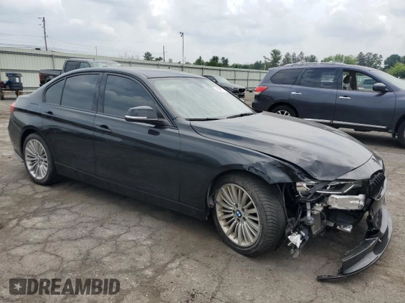 2015 BMW 3 Series 335i xDrive with VIN WBA3B9C57FF589960, listed as a Copart auction lot 59888575 with 69,919 mi miles and Salvage title. Bid and sale history available at DreamBid. Image 4.