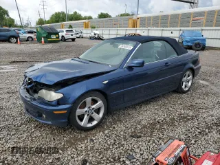 2004 BMW 3 Series 325Ci with VIN WBABW33464PG98473, listed as a Copart auction lot 55760515 with 214,770 mi miles and Salvage title. Bid and sale history available at DreamBid. Image 1.