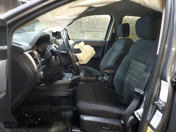 2021 Ford Ranger XL with VIN 1FTER4FH5MLD26185, listed as a Copart auction lot 58040675 with 27,541 mi miles and Salvage title. Bid and sale history available at DreamBid. Image 7.
