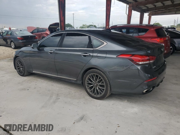 2019 Genesis G80 3.8L with VIN KMTFN4JE2KU313156, listed as a Copart auction lot 76731004 with 75,469 mi miles and Clean Title. Bid and sale history available at carsss.com. Image 2.