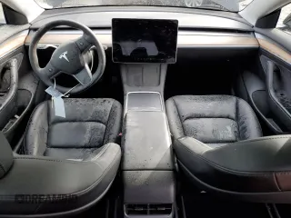 2022 Tesla Model 3 Long Range with VIN 5YJ3E1EB2NF313672, listed as a Copart auction lot 48896025 with 19,936 mi miles and Salvage Title. Bid and sale history available at DreamBid. Image 8.