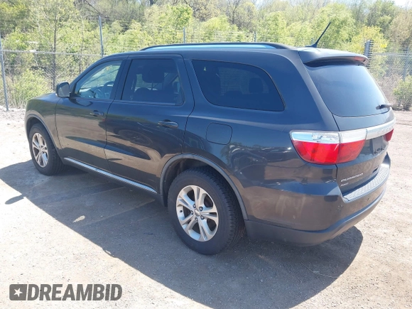 2011 Dodge Durango Crew with VIN 1D4RE4GG4BC599282, listed as a IAAI auction lot 42228048 with 150,514 mi miles and . Bid and sale history available at carsss.com. Image 3.