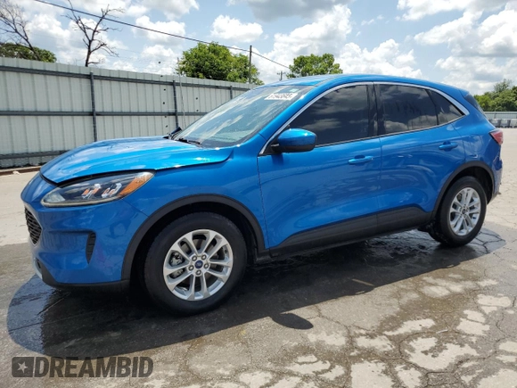 2020 Ford Escape SE with VIN 1FMCU0G68LUA23398, listed as a Copart auction lot 61943845 with 72,664 mi miles and Salvage title. Bid and sale history available at DreamBid. Image 1.