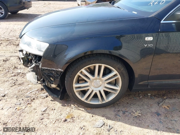 2008 Audi S6 with VIN WAUDN74F98N000603, listed as a IAAI auction lot 42018085 with 152,160 mi miles. Bid and sale history available at carsss.com. Image 6.