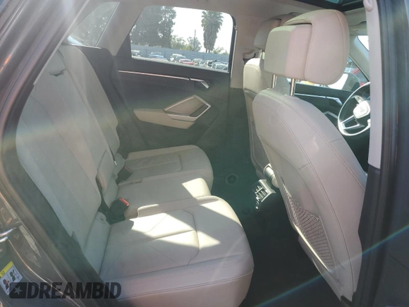 2022 Audi Q3 with VIN WA1BUDF35N1019466, listed as a Copart auction lot 42330805 with 15,907 mi miles and Salvage title. Bid and sale history available at DreamBid. Image 11.