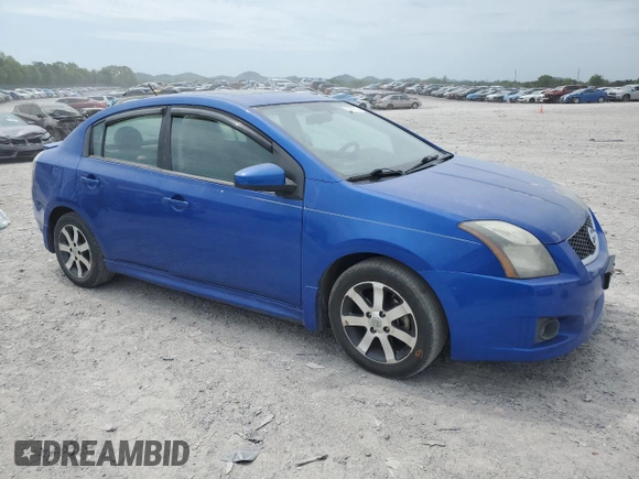 2012 Nissan Sentra SR with VIN 3N1AB6AP9CL715446, listed as a Copart auction lot 53681755 with 135,578 mi miles and Salvage Title. Bid and sale history available at DreamBid. Image 4.