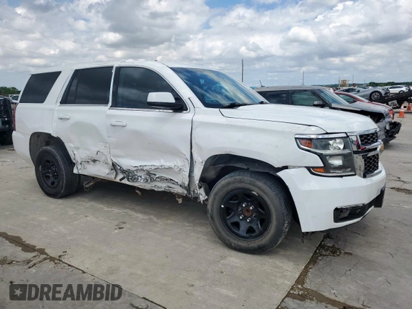 2017 Chevrolet Tahoe Commercial with VIN 1GNLCDEC1HR216307, listed as a Copart auction lot 54065235 with Not provided miles and Salvage title. Bid and sale history available at DreamBid. Image 4.