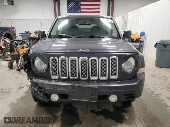 2016 Jeep Patriot Sport with VIN 1C4NJRBB7GD535528, listed as a Copart auction lot 56628325 with 122,278 mi miles and Salvage title. Bid and sale history available at DreamBid. Image 5.