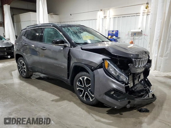 2022 Jeep Compass Limited z VIN 3C4NJDCB6NT188668, wystawiony jako Copart lot #51358705 z przebiegiem 64 935 mil mil oraz Szkoda całkowita • Salvage title. Historia ofert i sprzedaży dostępna na DreamBid. Obrazek 4.
