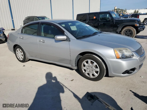 2012 Mitsubishi Galant ES with VIN 4A32B3FF5CE015811, listed as a Copart auction lot 46504765 with 99,058 mi miles and Salvage Title. Bid and sale history available at carsss.com. Image 4.