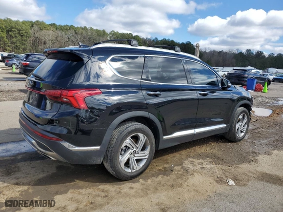 2023 Hyundai Santa Fe SEL with VIN 5NMS34AJ6PH554796, listed as a Copart auction lot 46249715 with 19,595 mi miles and Salvage Title. Bid and sale history available at carsss.com. Image 3.