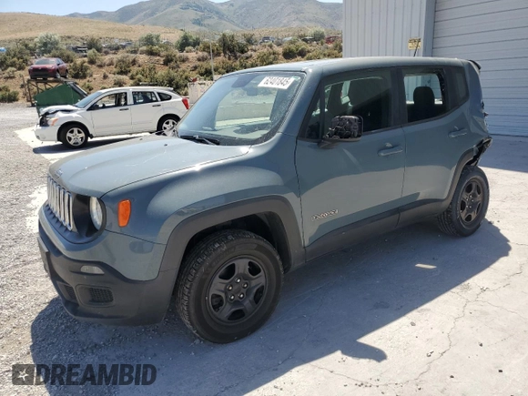 2017 Jeep Renegade Sport с VIN ZACCJBAB0HPE90242, выставлен на аукционе Copart как лот 62401845 с пробегом 149 987 миль миль и Списание • Salvage title. История ставок и продаж доступна на DreamBid. Изображение 1.