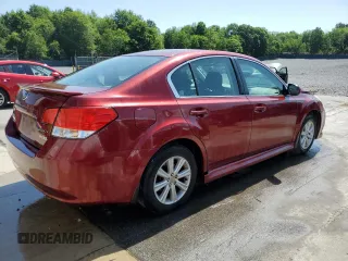 2010 Subaru Legacy Premium with VIN 4S3BMBE62A3224991, listed as a Copart auction lot 62107375 with 127,165 mi miles and Salvage title. Bid and sale history available at DreamBid. Image 3.