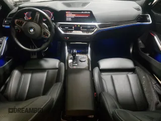 2022 BMW 3 Series M340i xDrive with VIN 3MW5U9J00N8C32315, listed as a Copart auction lot 72268484 with 37,081 mi miles and Salvage Title. Bid and sale history available at carsss.com. Image 8.