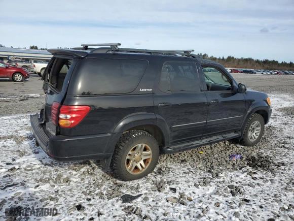 2004 Toyota Sequoia Limited with VIN 5TDBT48AX4S217000, listed as a Copart auction lot 88225305 with 260,137 mi miles and Salvage Title. Bid and sale history available at carsss.com. Image 3.