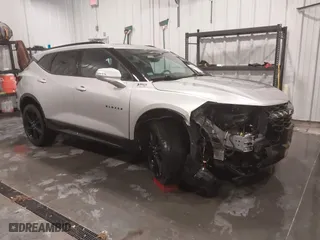 2019 Chevrolet Blazer RS with VIN 3GNKBJRS2KS691595, listed as a IAAI auction lot 41467116 with 67,318 mi miles. Bid and sale history available at carsss.com. Image 1.