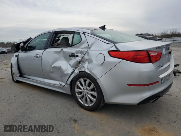 2015 Kia Optima EX with VIN 5XXGN4A73FG439056, listed as a Copart auction lot 48029355 with 81,392 mi miles and Salvage Title. Bid and sale history available at carsss.com. Image 2.