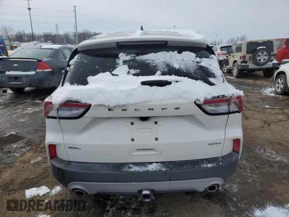 2021 Ford Escape SEL with VIN 1FMCU9H96MUA60187, listed as a Copart auction lot 45531295 with 50,413 mi miles and Non Repairable. Bid and sale history available at DreamBid. Image 6.