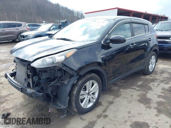 2018 Kia Sportage LX with VIN KNDPMCAC3J7380179, listed as a IAAI auction lot 41672067 with 134,390 mi miles. Bid and sale history available at carsss.com. Image 18.