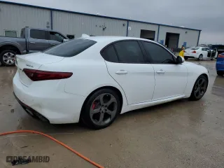 2018 Alfa Romeo Giulia with VIN ZARFAEBN3J7591484, listed as a Copart auction lot 86514884 with 94,276 mi miles and Salvage Title. Bid and sale history available at carsss.com. Image 3.